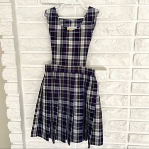 Girls Dennis Marymount plaid sz6 Jumper